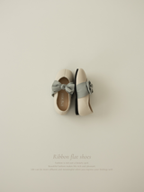 Ribbon flat shoes - Frozen yogurt -