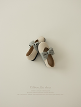 Ribbon flat shoes - Frozen yogurt -