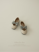 Ribbon flat shoes - Frozen yogurt -