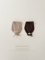 Bebe knit bonnet