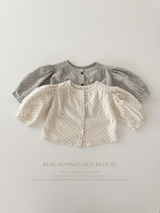 Bebe bonbon dot blouse