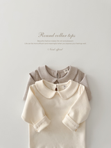 Round collar tops