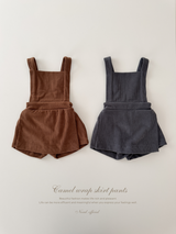 Camel wrap skirt pants
