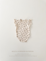 Selena newborn rompers