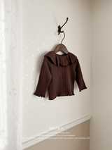Anna ruffle collar tops