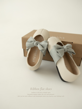 Ribbon flat shoes - Frozen yogurt -