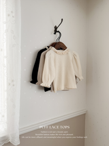 Puff lace tops