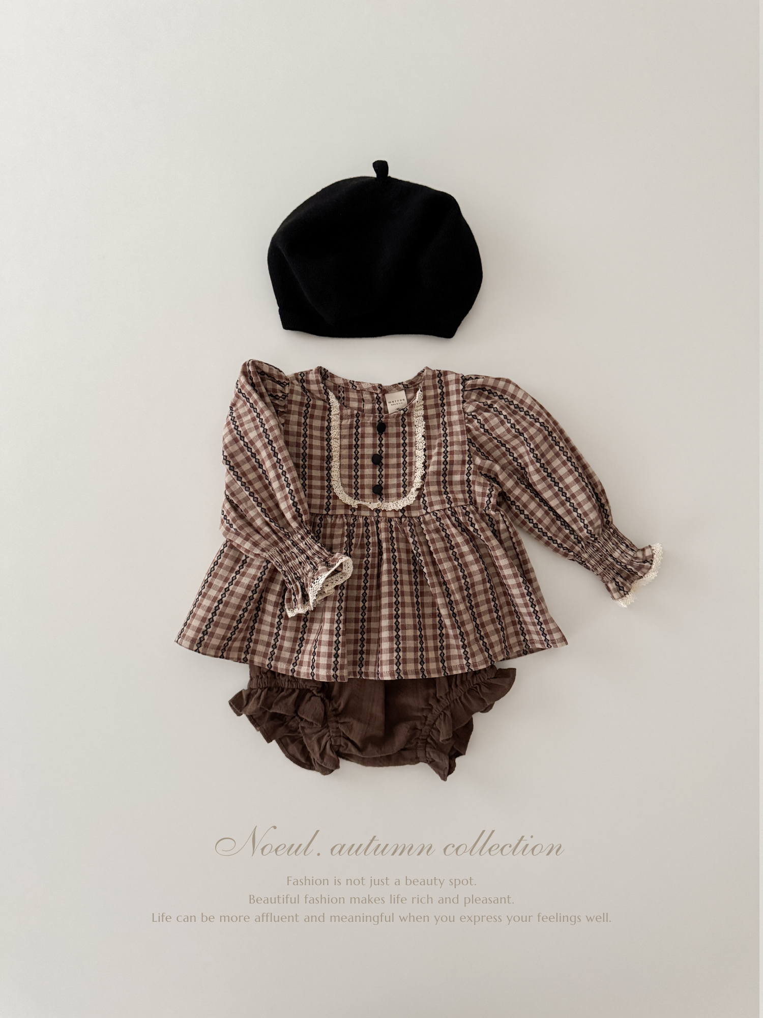 *Noeul.made* Muffin frill bloomer