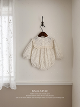 Cotton flower rompers