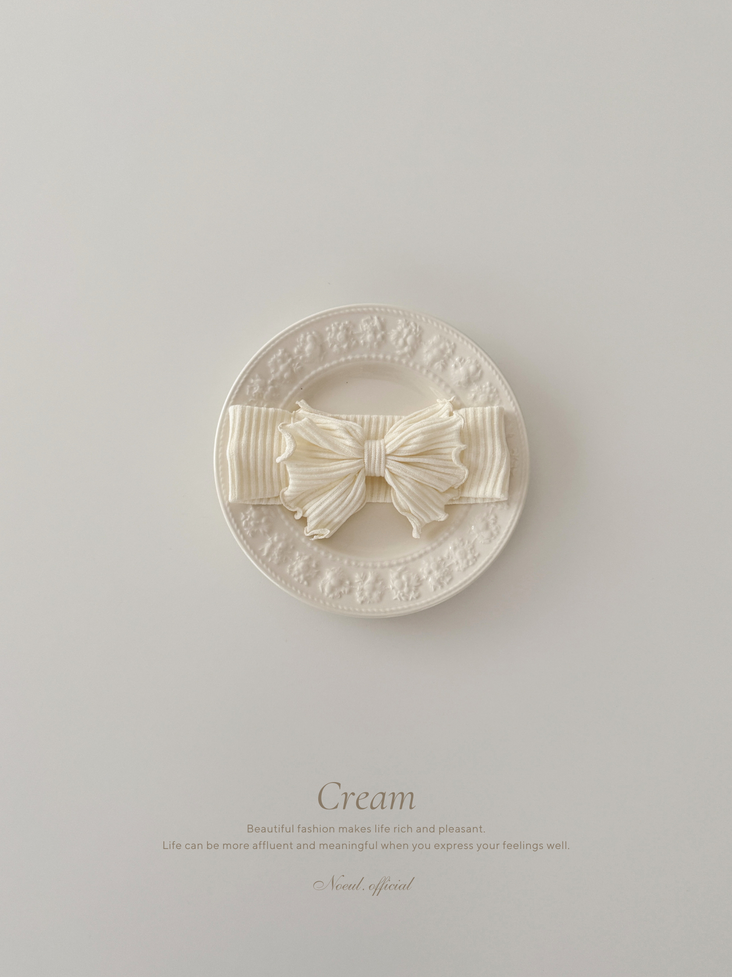 Frill ribbon hair band