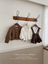 Pleats suspender skirt
