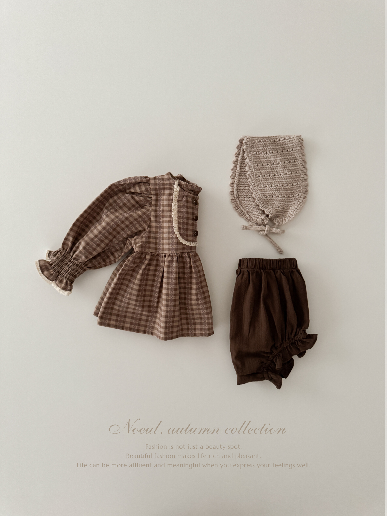 Chocolate smock blouse