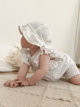 Dot frill suit