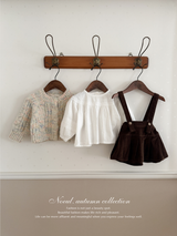 Pleats suspender skirt