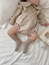 Check collar blouse