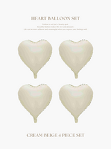 Heart balloon set