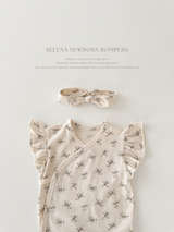 Selena newborn rompers