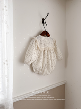 Cotton flower rompers