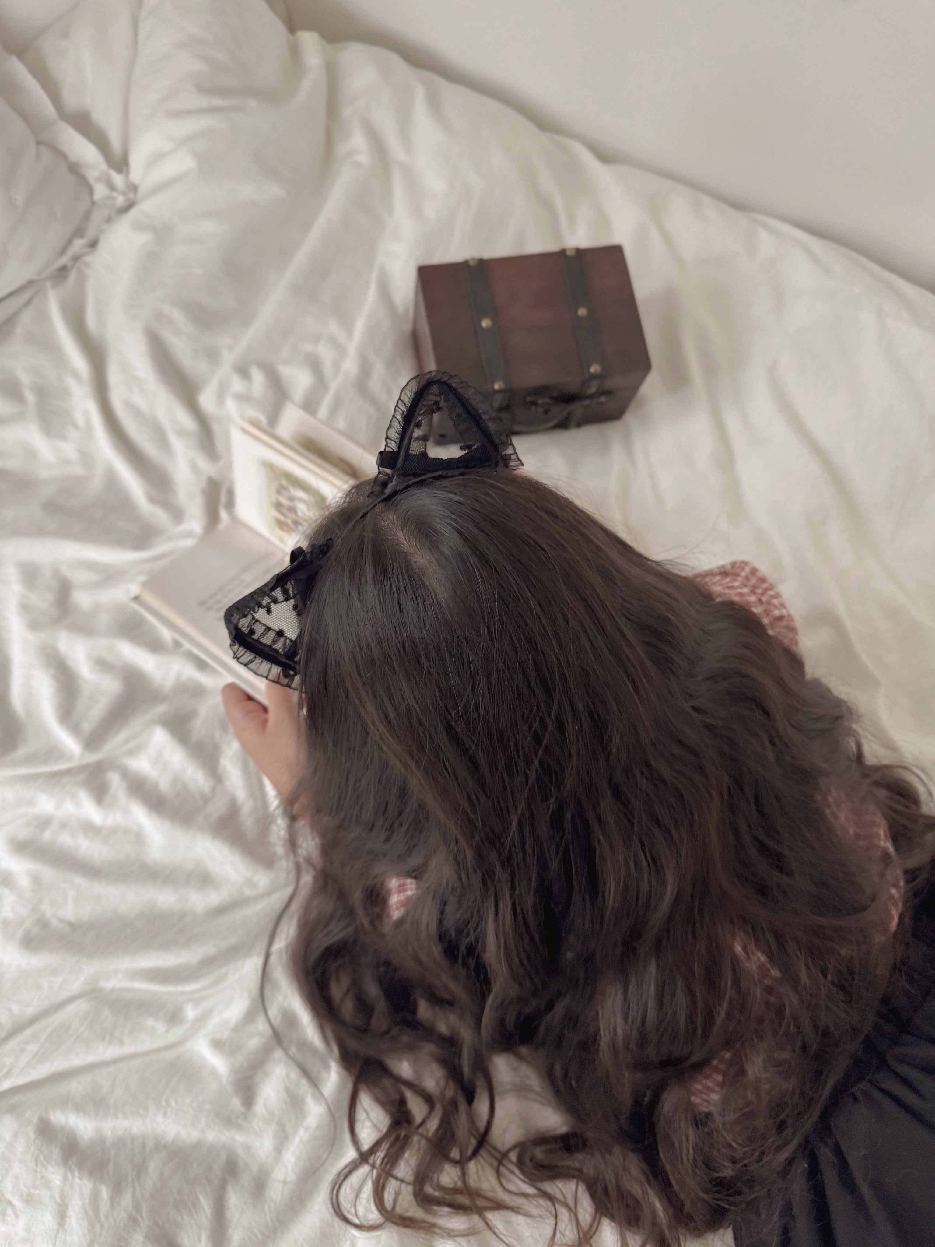 Black cat headband