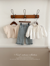 Popcorn knit vest