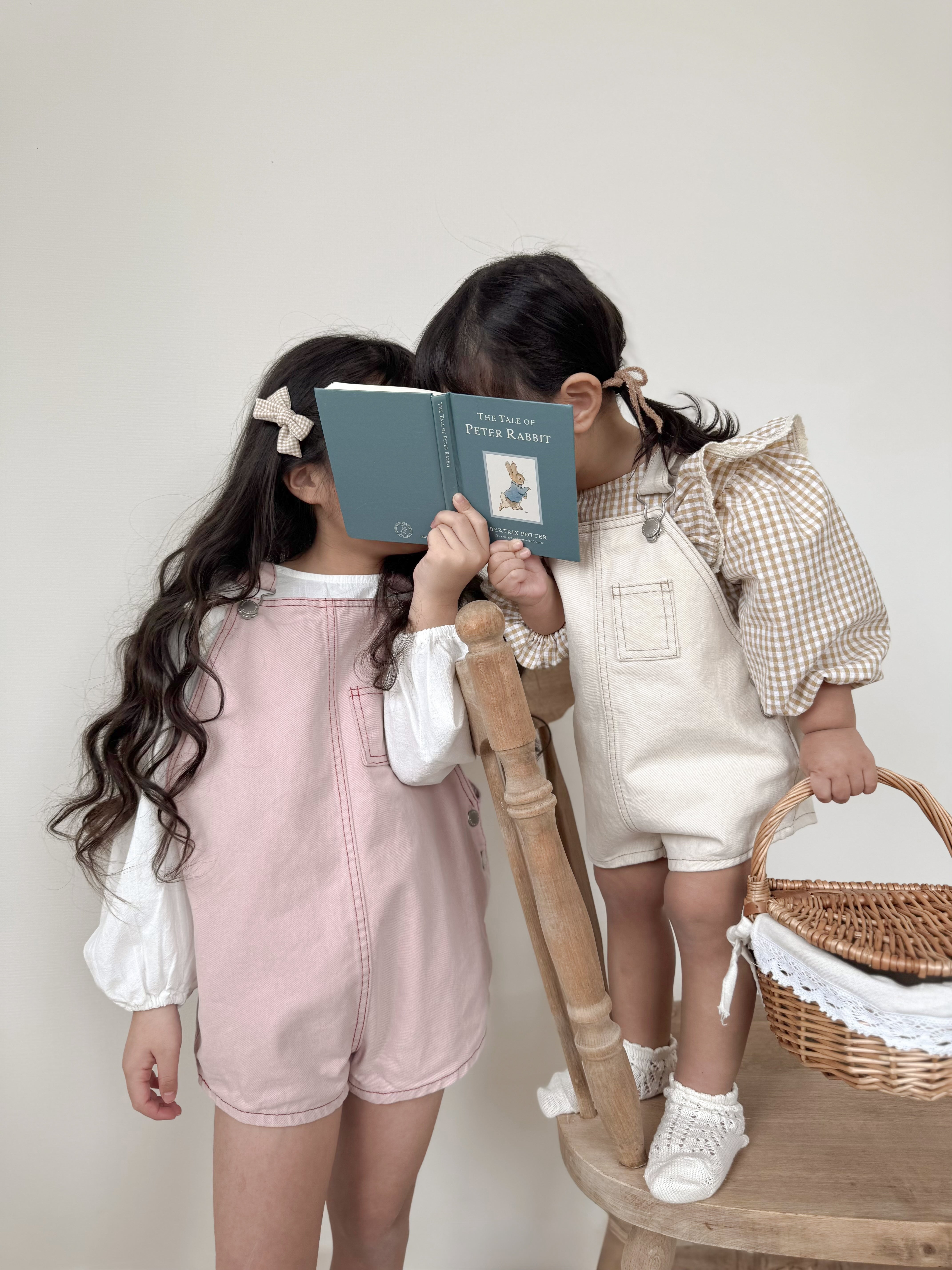 Cotton berry short overall (kids)