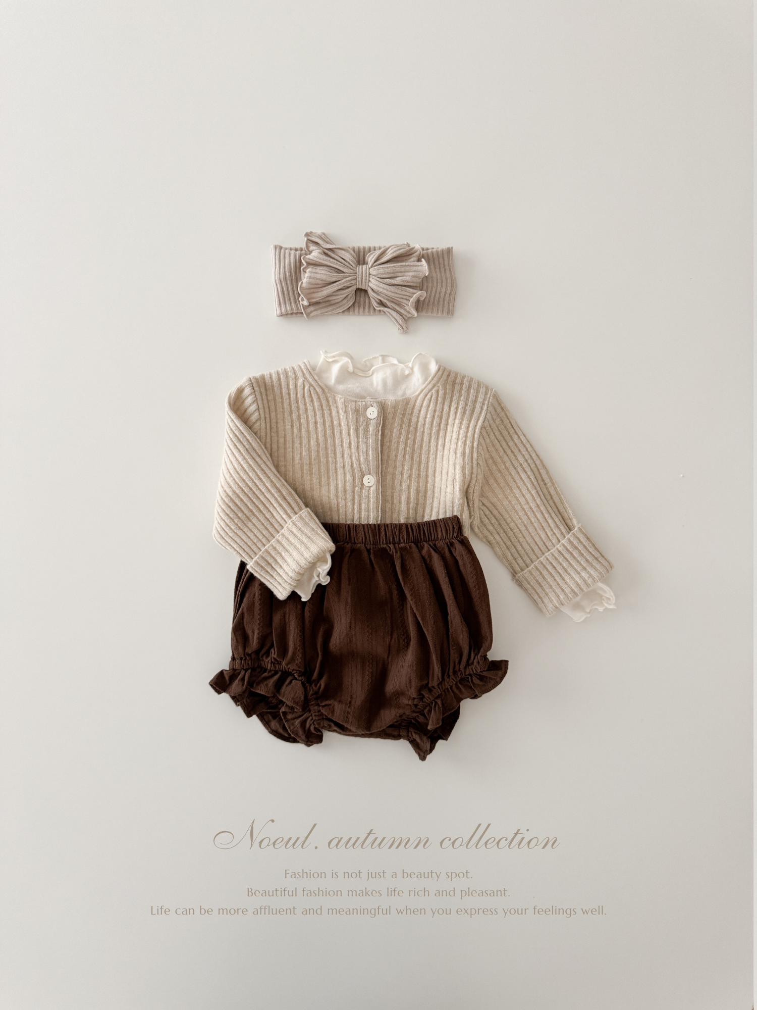 *Noeul.made* Muffin frill bloomer