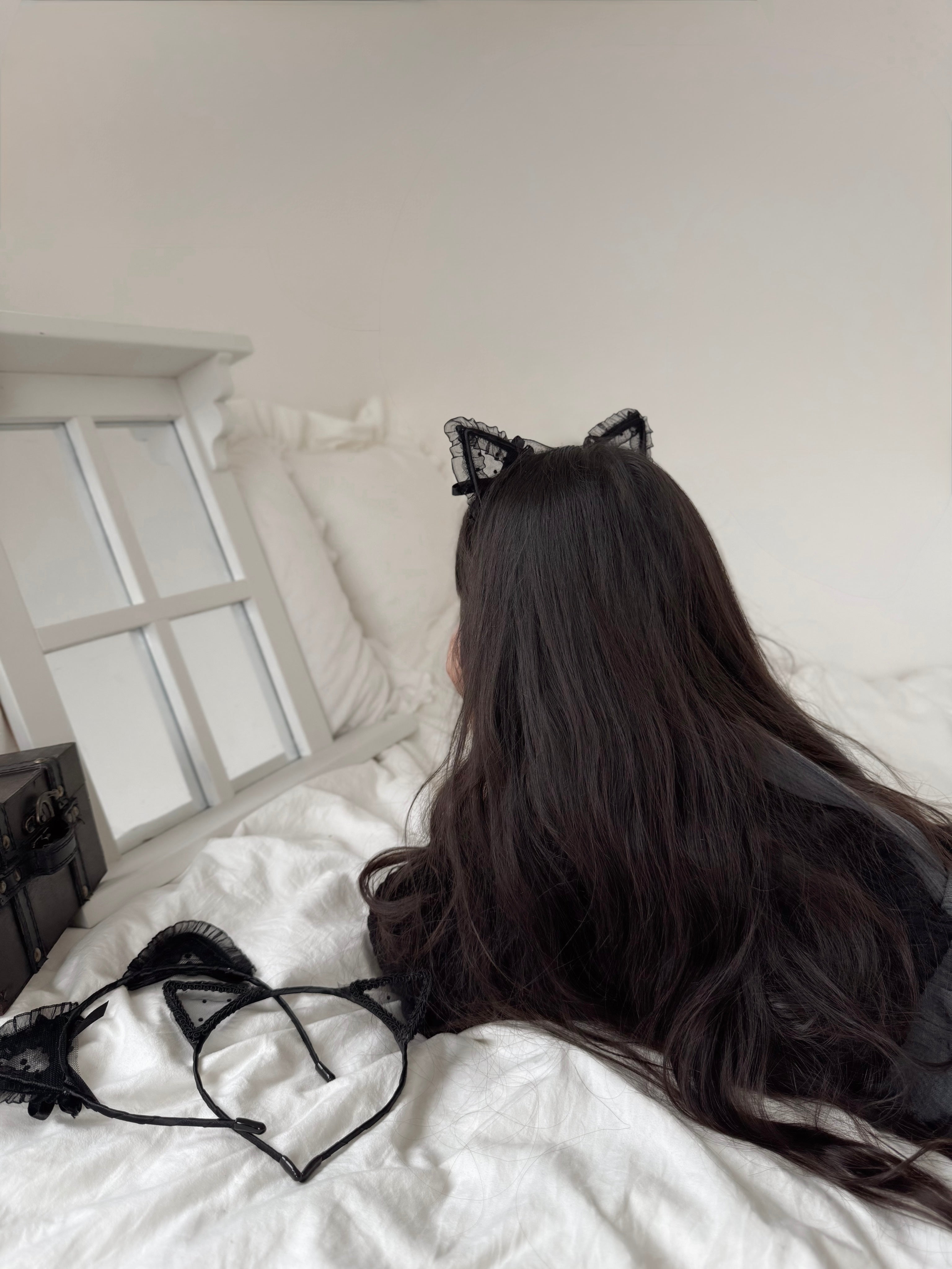 Black cat headband