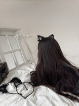 Black cat headband