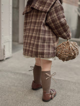 Sailor check coat