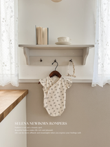 Selena newborn rompers