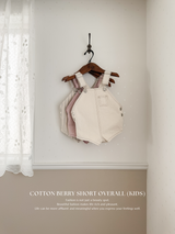Cotton berry short overall (kids)