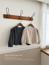 Milk check blouse