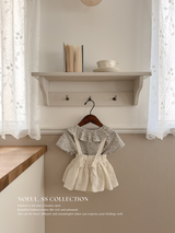 Eyelet suspender skirt