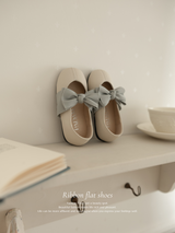 Ribbon flat shoes - Frozen yogurt -