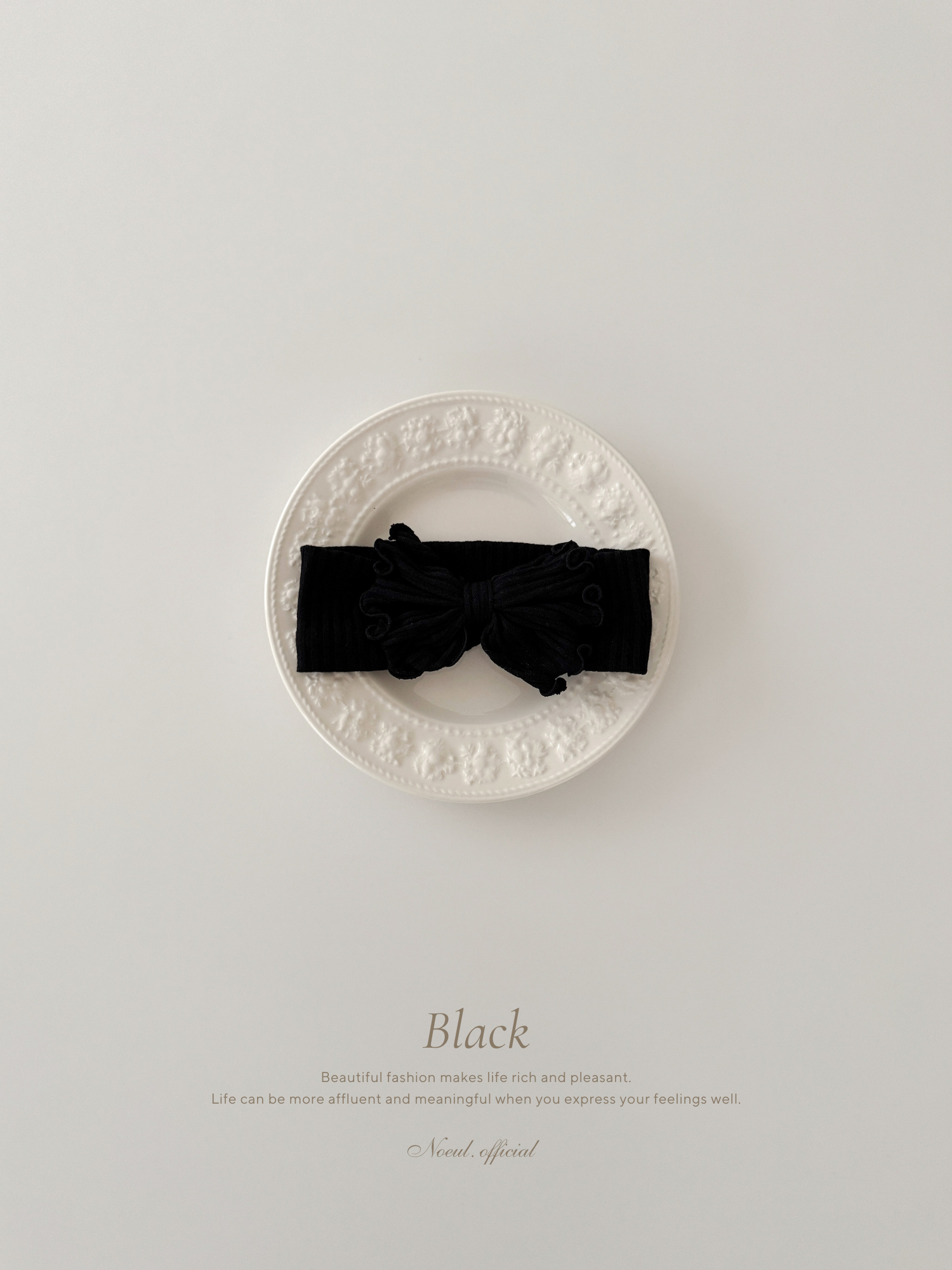 Frill ribbon hair band