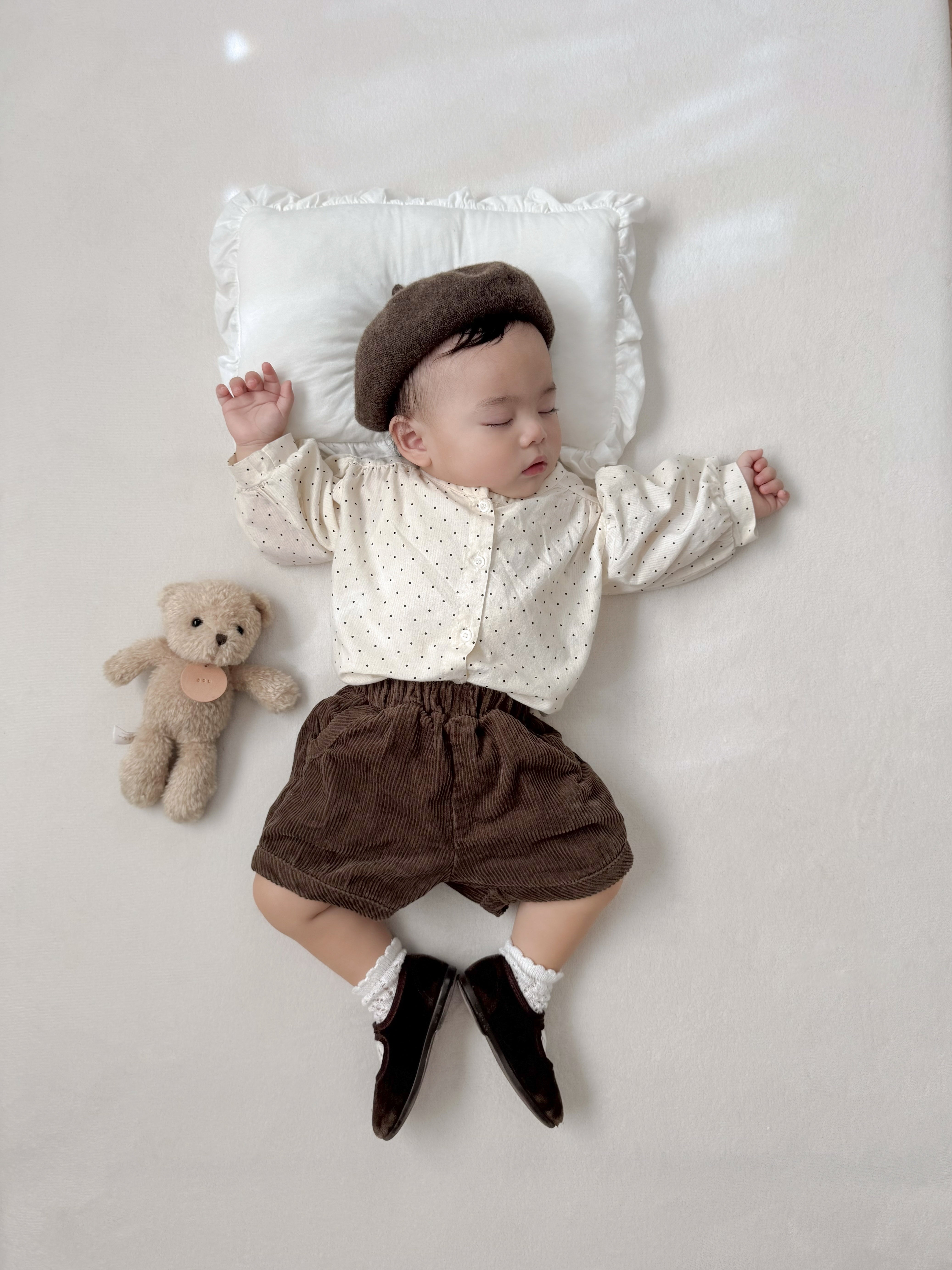 Bebe bonbon dot blouse