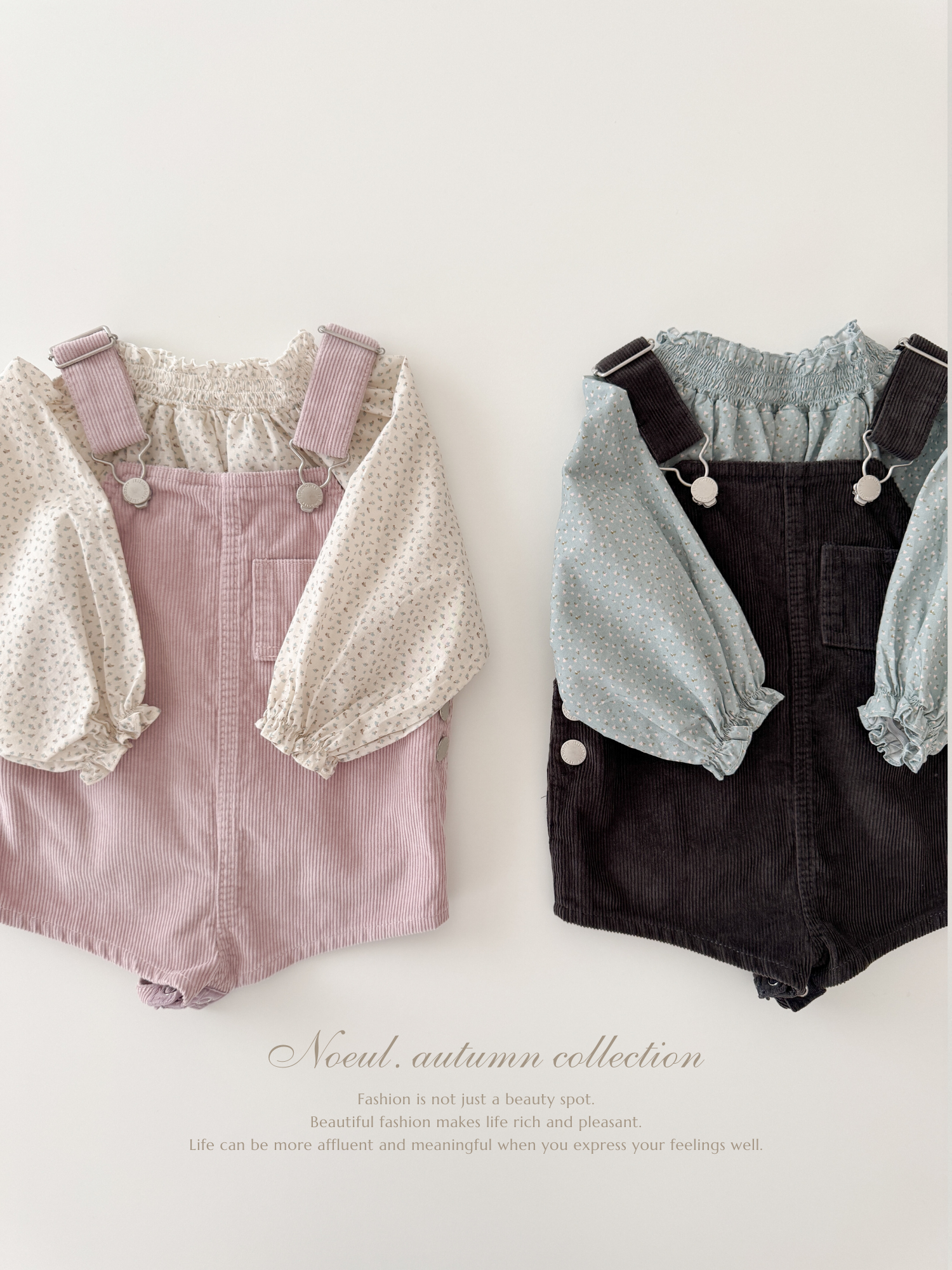 *Noeul.made* Gelato smock blouse