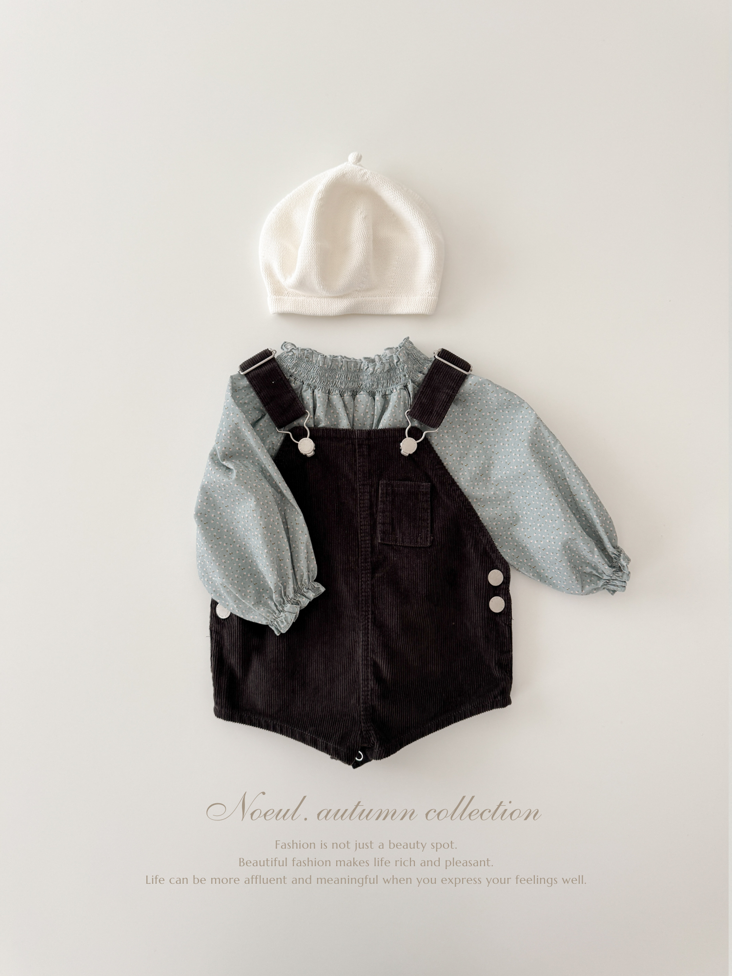 *Noeul.made* Gelato smock blouse