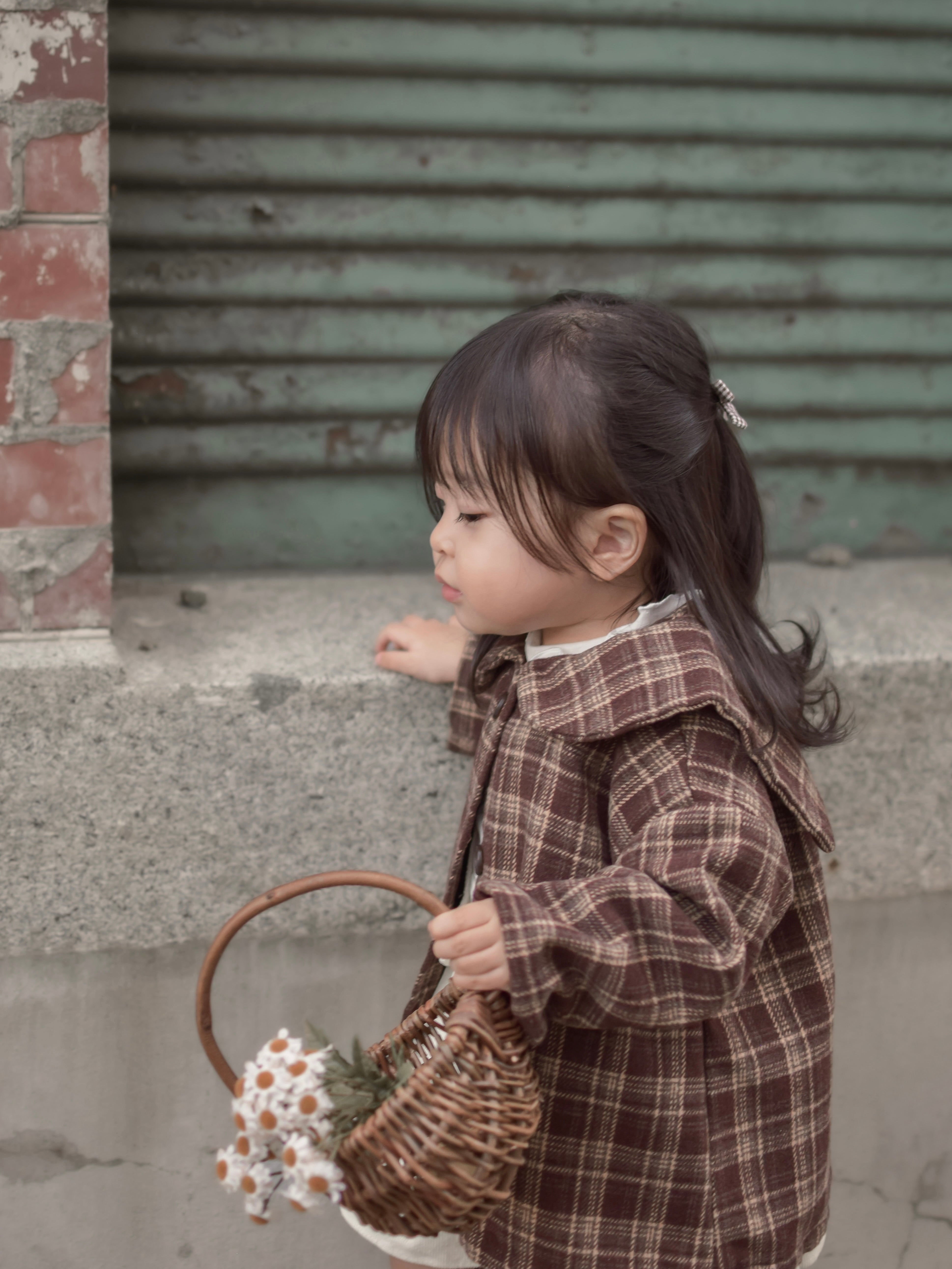 Sailor check coat