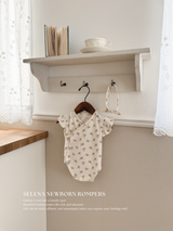 Selena newborn rompers
