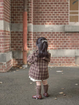 Sailor check coat