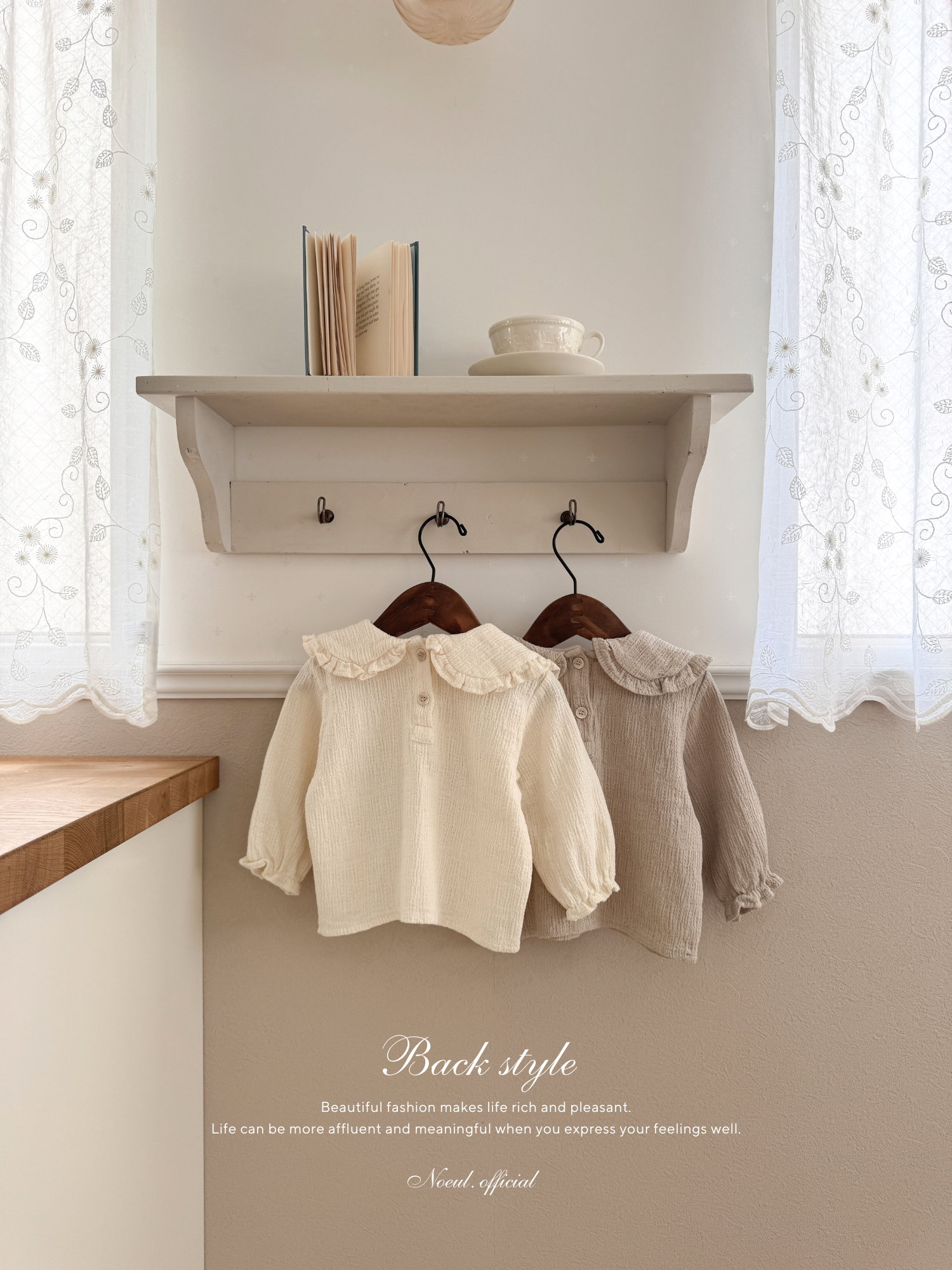 Sailor frill blouse