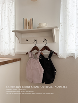 Corduroy berry short overall (normal)