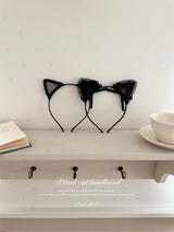 Black cat headband
