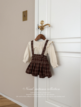 Wing shirring blouse