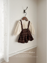 Wing shirring blouse