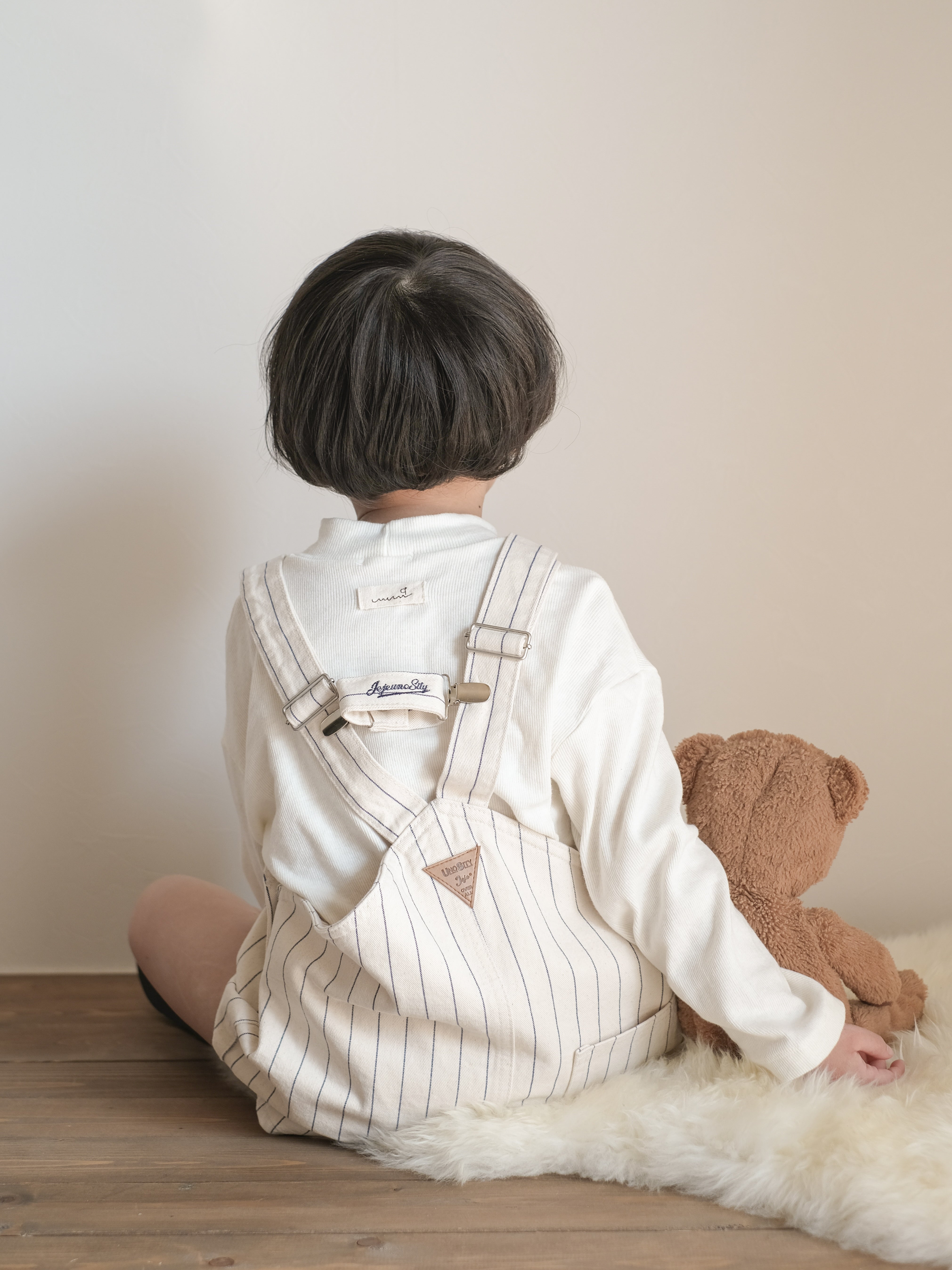 Cotton berry short overall (kids)