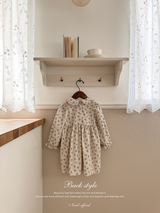 Baba flower corduroy one-piece