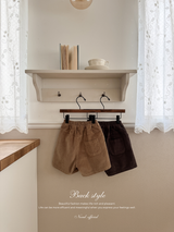 Corduroy span pants