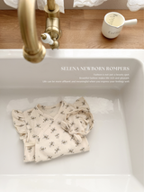 Selena newborn rompers